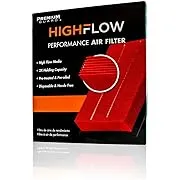 HIGHFLOW PA99095X, High Performance, Pre-Oiled Disposable Engine Air 