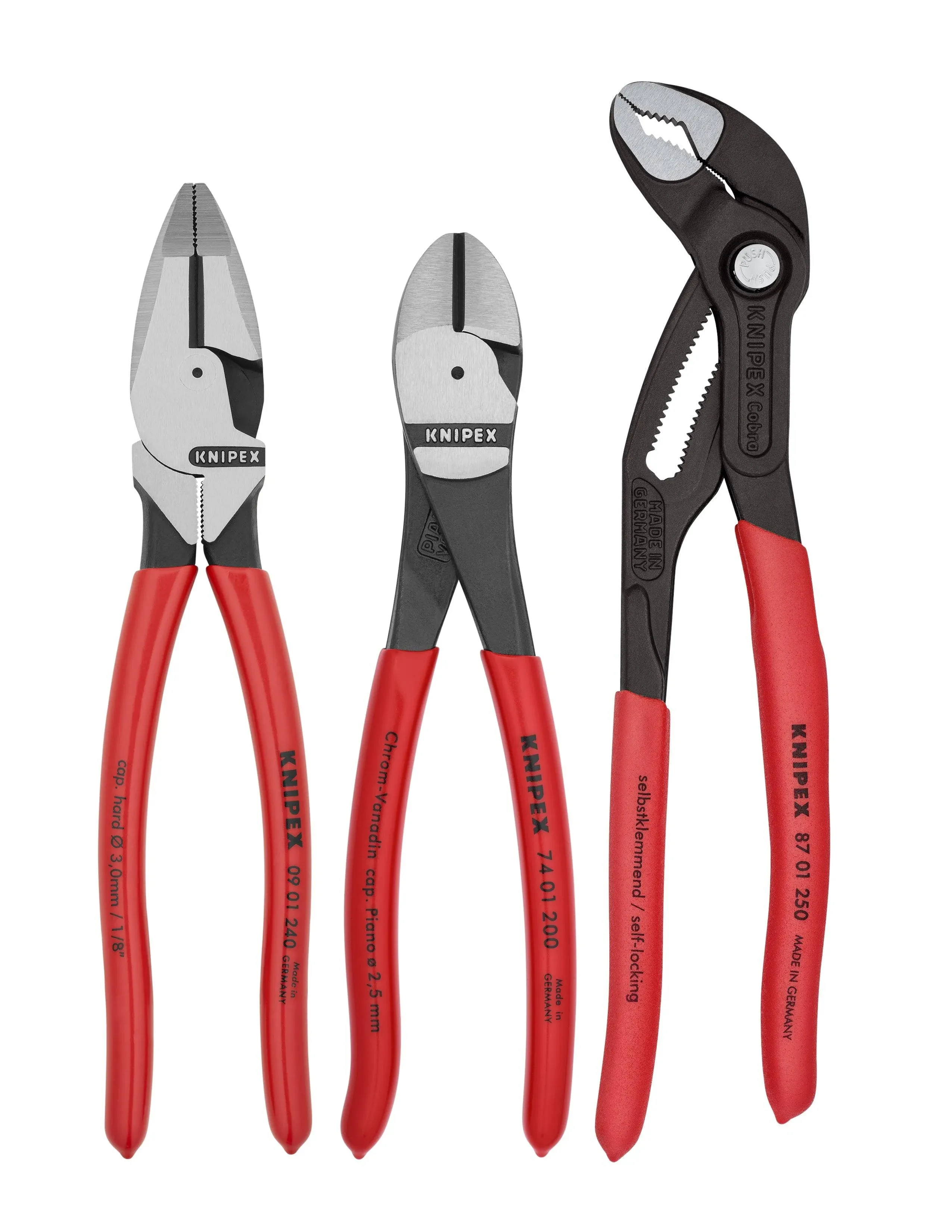 Knipex Pro Pliers Set, 3 Pieces