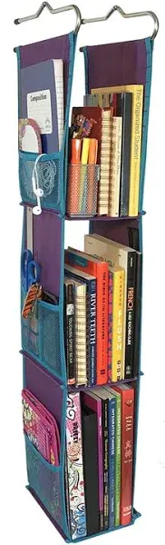 3 Shelf Hanging Locker Organizer for School, Gym, Work, Storage | Wide Shelves