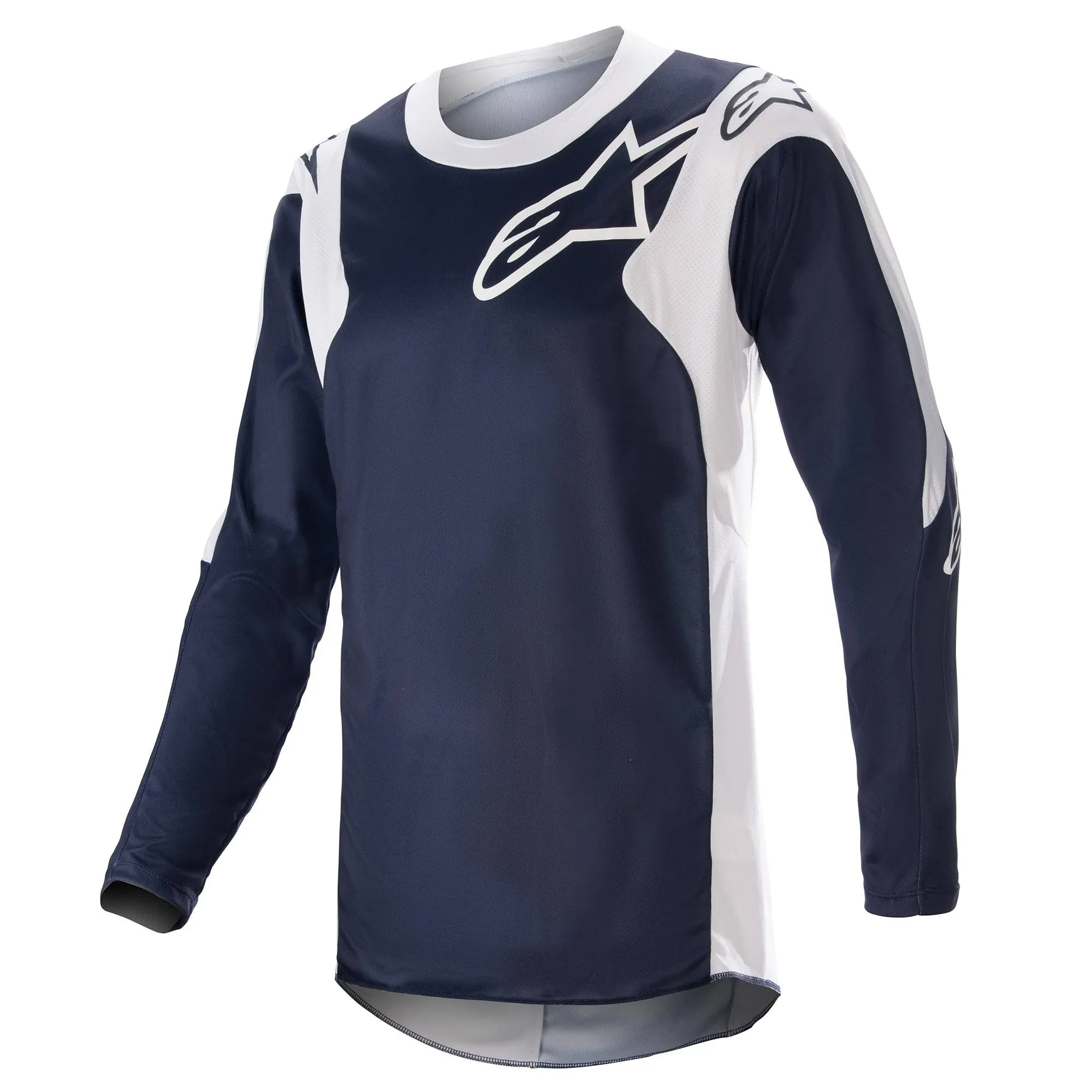 Alpinestars 3761323-7120-LG: Racer Hoen Jersey Night Navy/White Lg