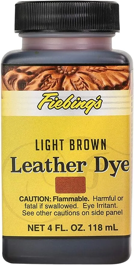 Fiebing's Leather Dye - Alcohol Based Permanent Leather Dye - 4 oz