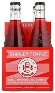 Boylan Bottling Soda, Shirley Temple, 4 Pack