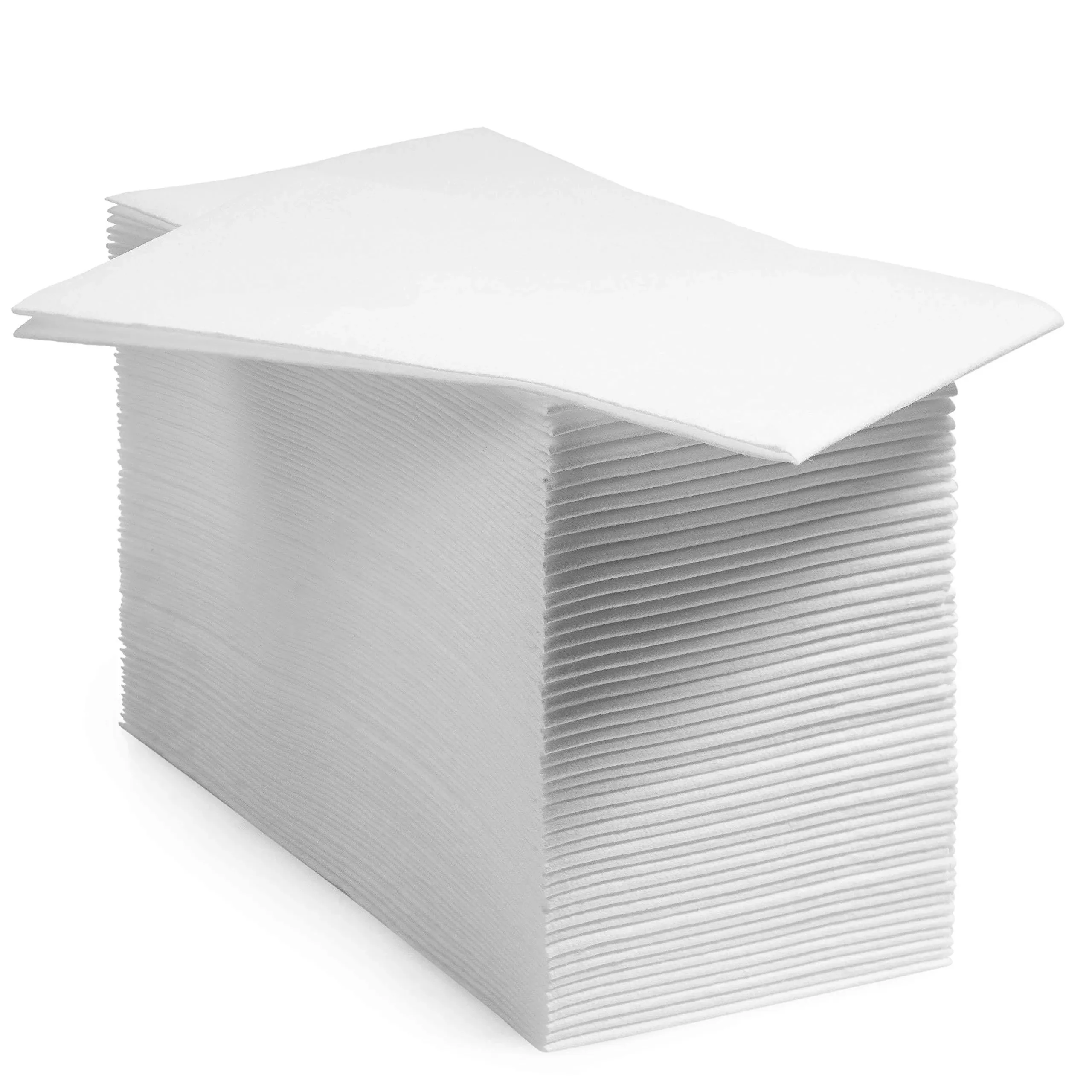 BloominGoods Disposable Bathroom Napkins | Linen-Feel Guest Towels | Cloth-Like Hand Tissue Paper, White (Pack of 1000)