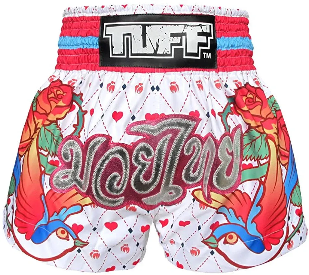 Tuff Sport Boxing Muay Thai Shorts Women Girls Kick Martial Arts Training Gym ...