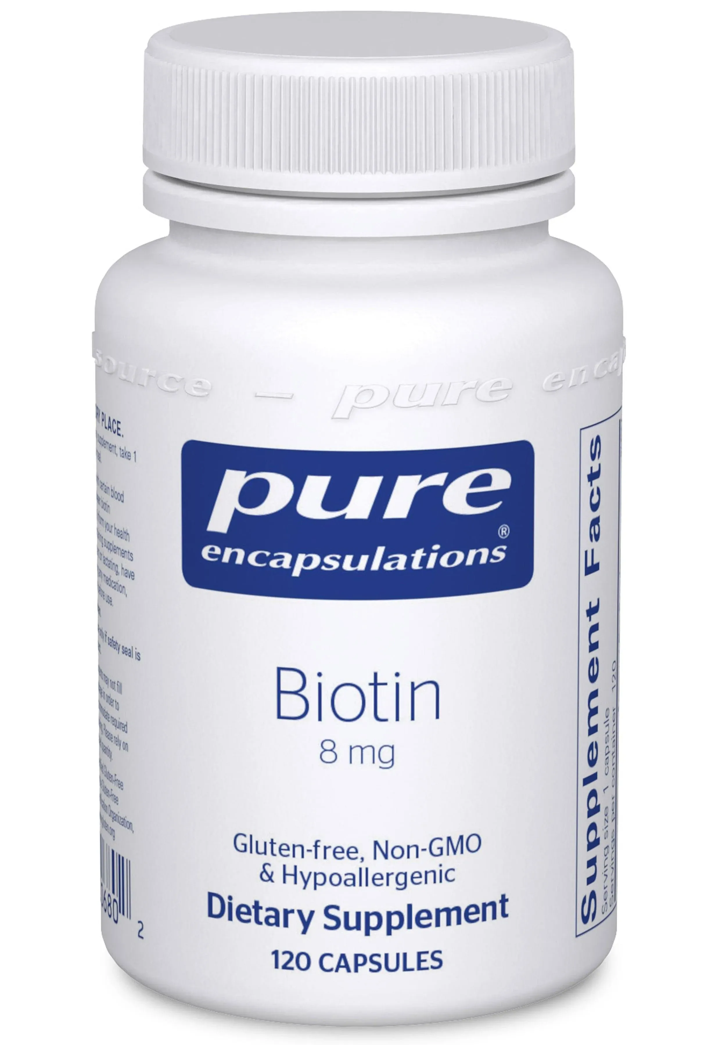 Pure Encapsulations - Biotin - 8 mg 60 Capsules