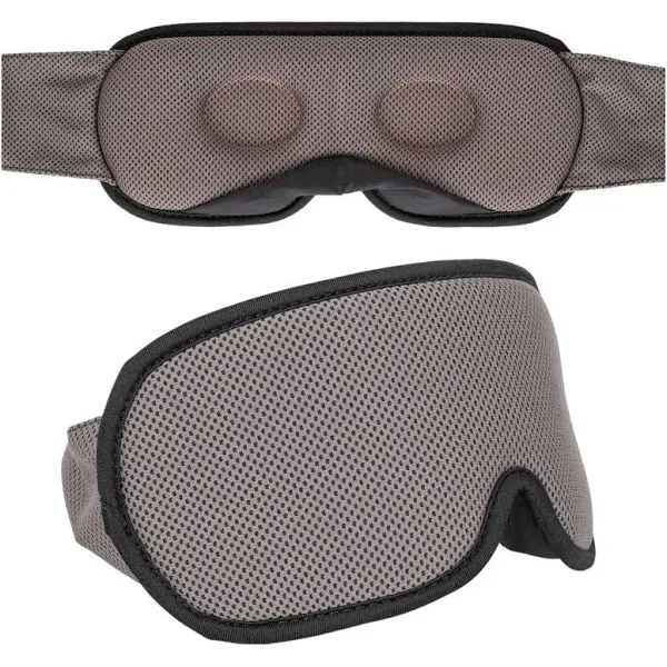 Modern Advantage 3D Sleeping Eye Mask with Earplugs, 100% Light Blocking Sleep Mask for Men Women