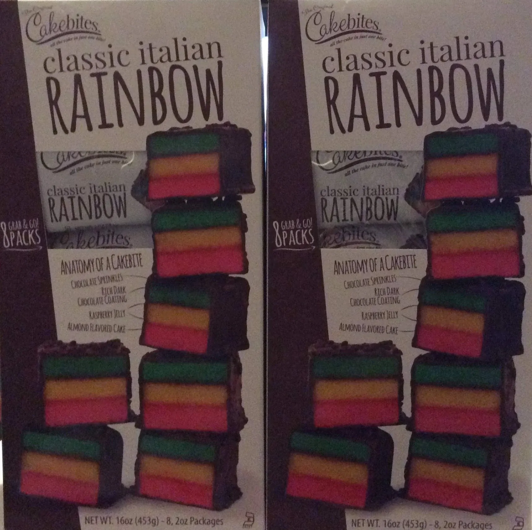 Cakebites Classic Italian Rainbow