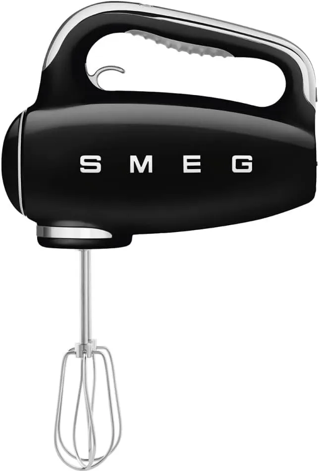 "smeg '50s Retro Style Hand Mixer in Black"