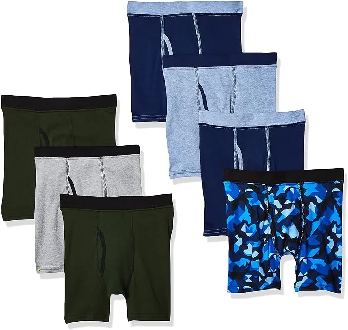 Hanes Boys' ComfortSoft Printed Boxer Briefs