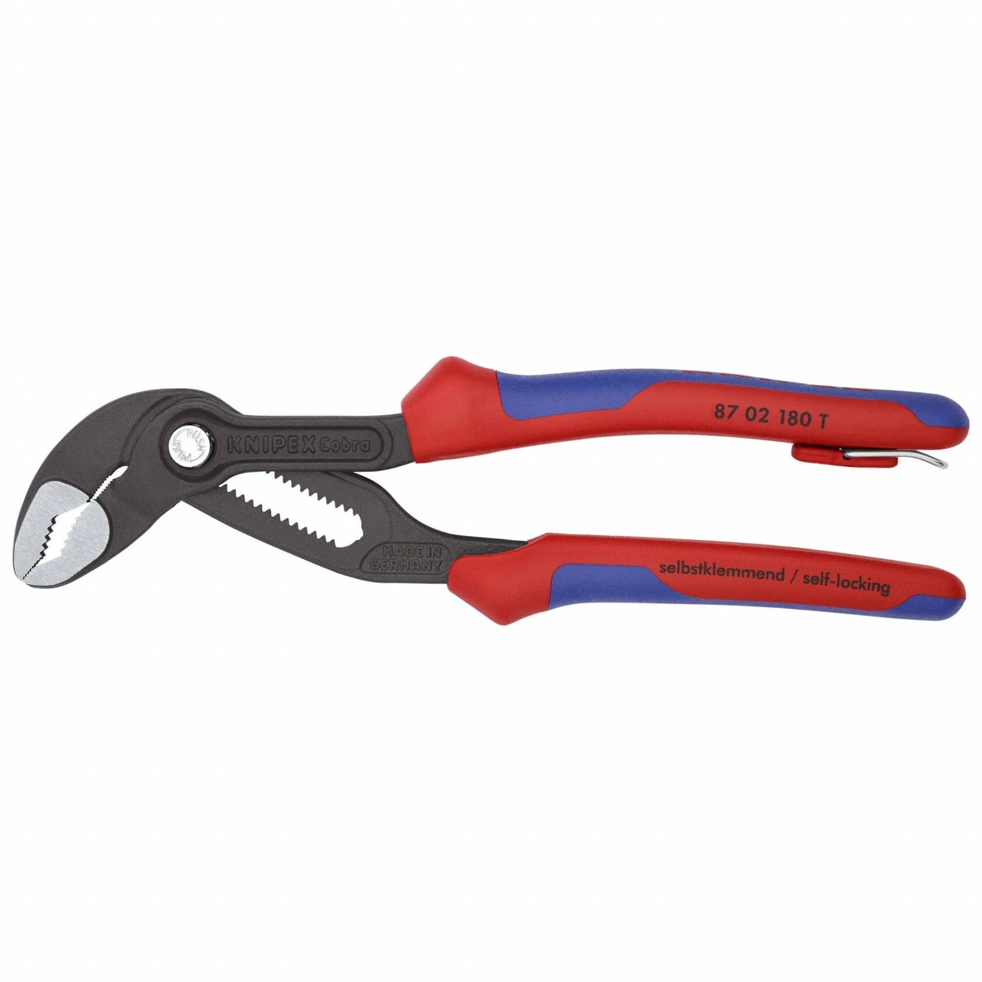 Knipex Cobra Water Pump Pliers - Tethered Attachment