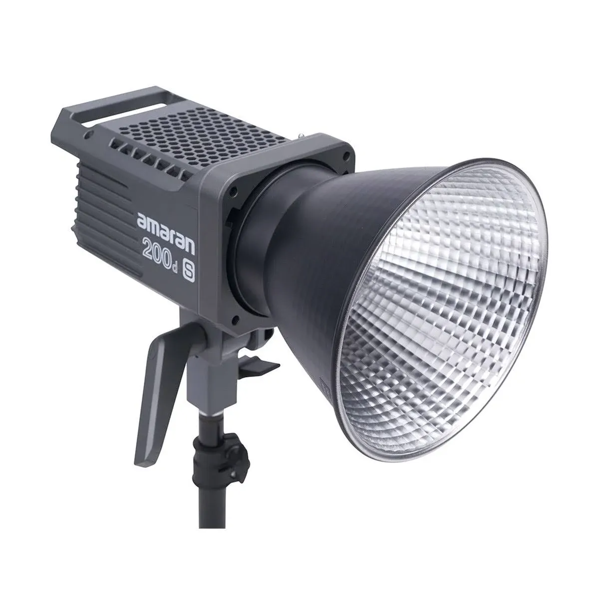 amaran 200d LED Video Light, 200W CRI95+ TLCI95+ 65,000 lux@1m Bluetooth App Control 0-100% Brightness Control 8 Pre-Programmed Lighting Effects DC/AC Power Supply