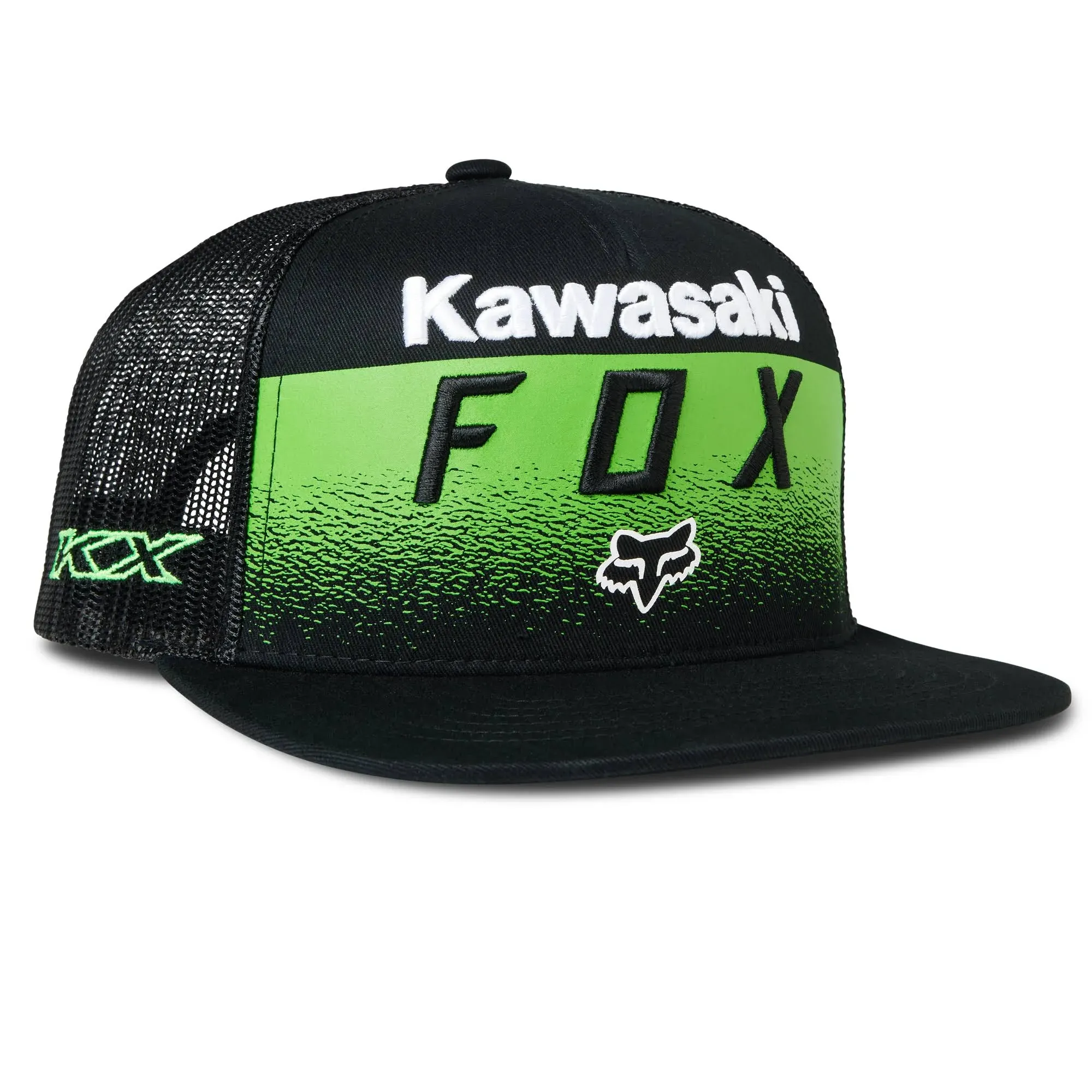 Fox Racing Kawasaki Snapback Hat Baseball Cap Flat Bill Comfortable Adjustable