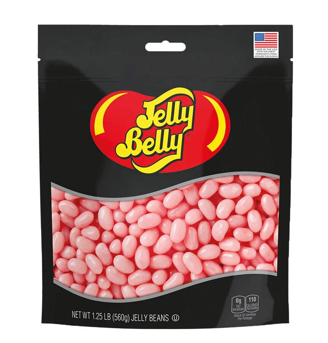 Jelly Belly Bubble Gum Jelly Beans 1.25 Pound Resealable Pouch