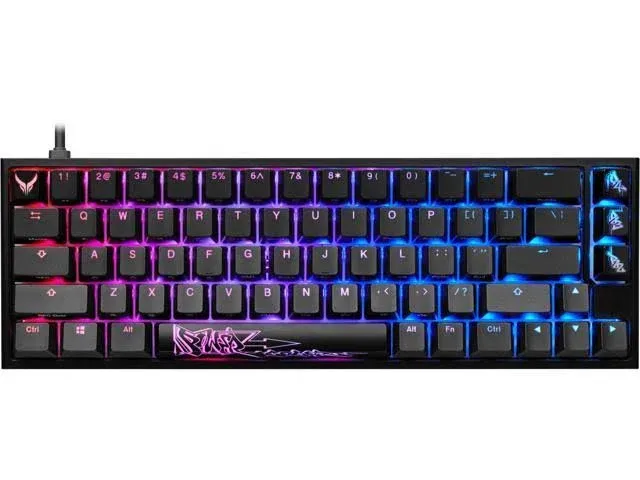 PowerColor x Ducky One 2 SF RGB Mechanical Keyboard (Black and Red)