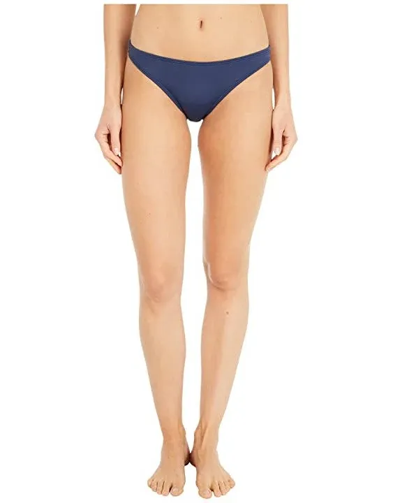 NEW Roxy SD Beach Classics Moderate Bikini Bottom Blue Size Large NWT