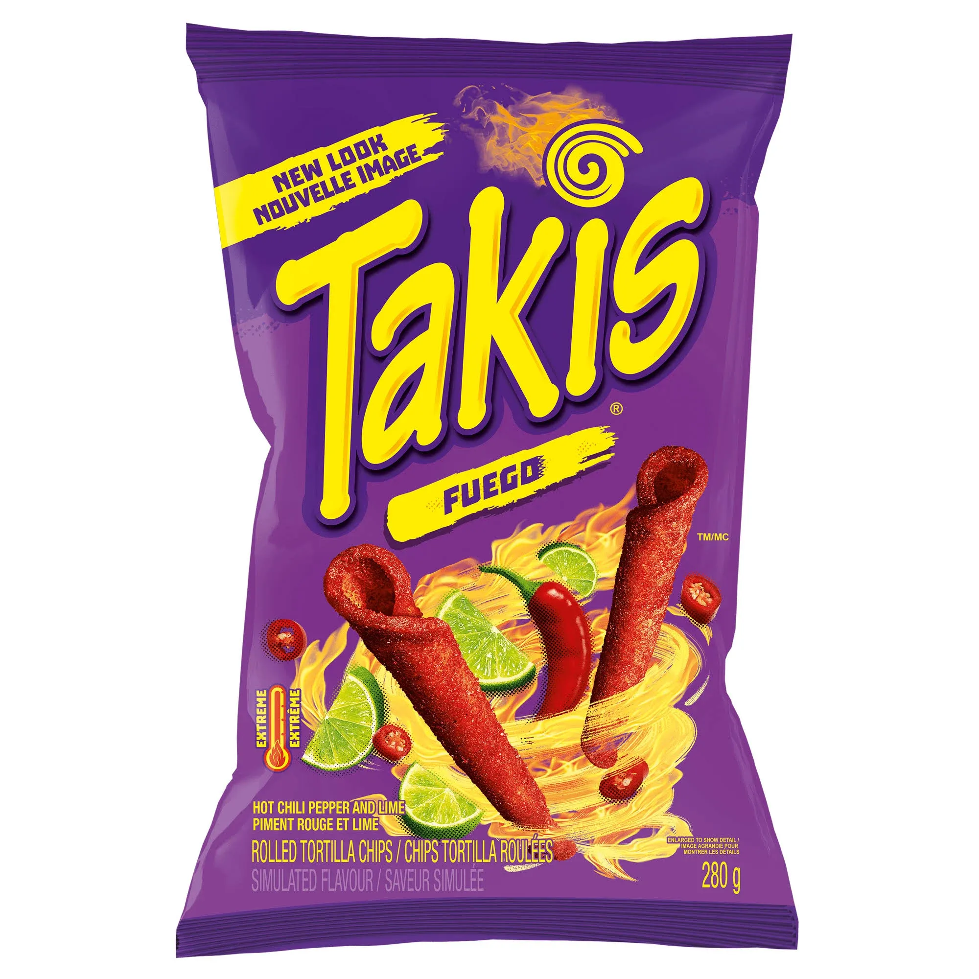 Takis Fuego Chili Pepper Lime Tortilla Chips