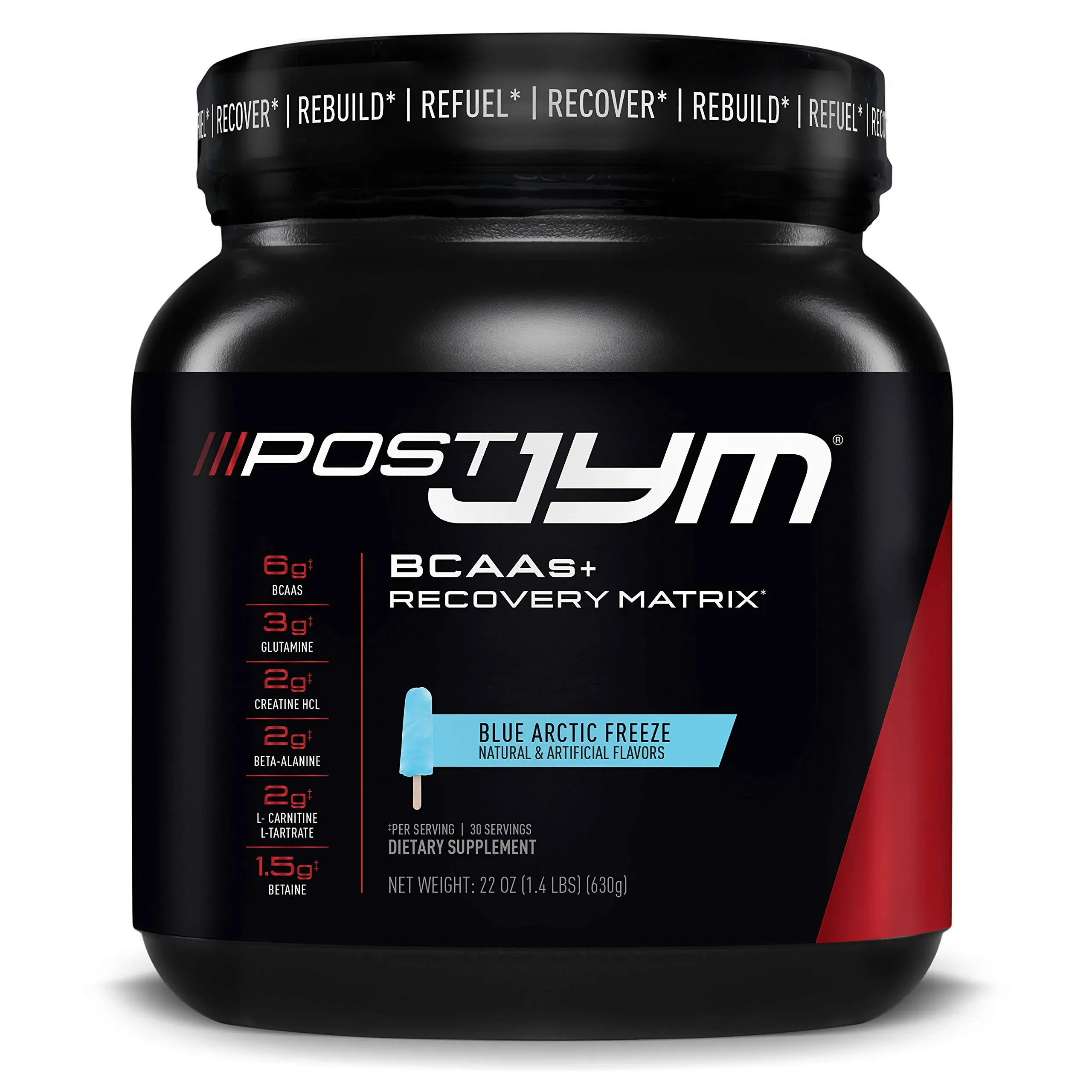 Naturally Sweetened Post JYM BCAAs+ Recovery Matrix