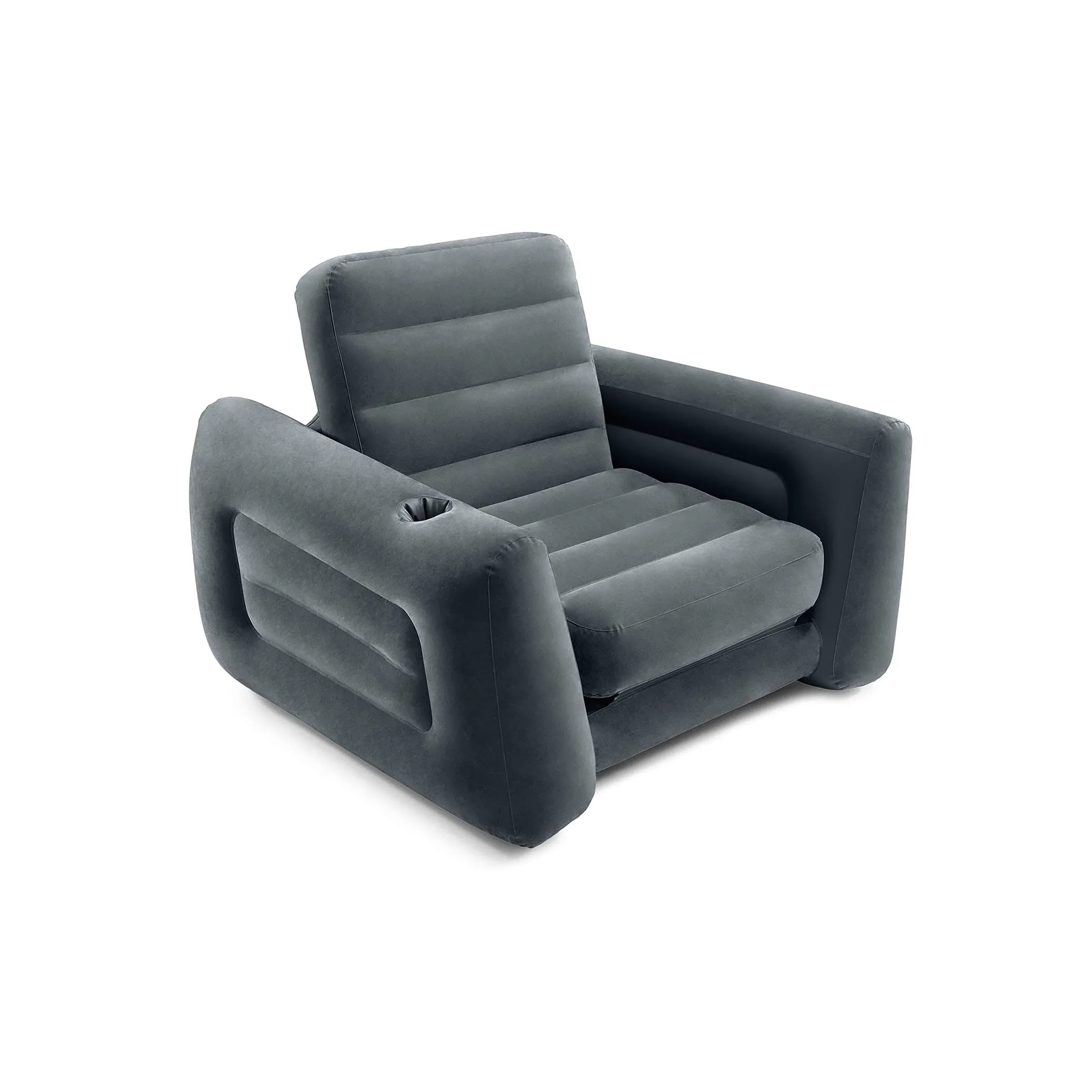 Intex Intex 66551EP Inflatable Pull-Out Sofa Chair: Built-in Cupholder