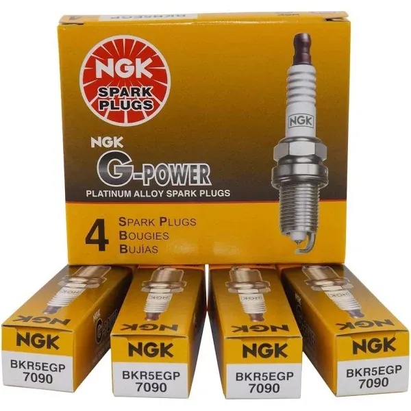 NGK 7090 G-Power Platinum Spark Plugs BKR5EGP - 6 PCSNEW