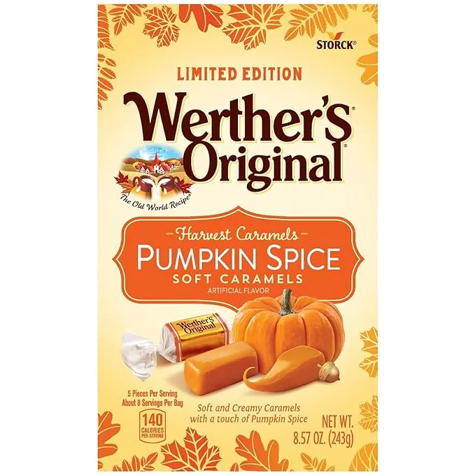 Werther's Original Caramels, Soft, Pumpkin Spice - 9.4 oz