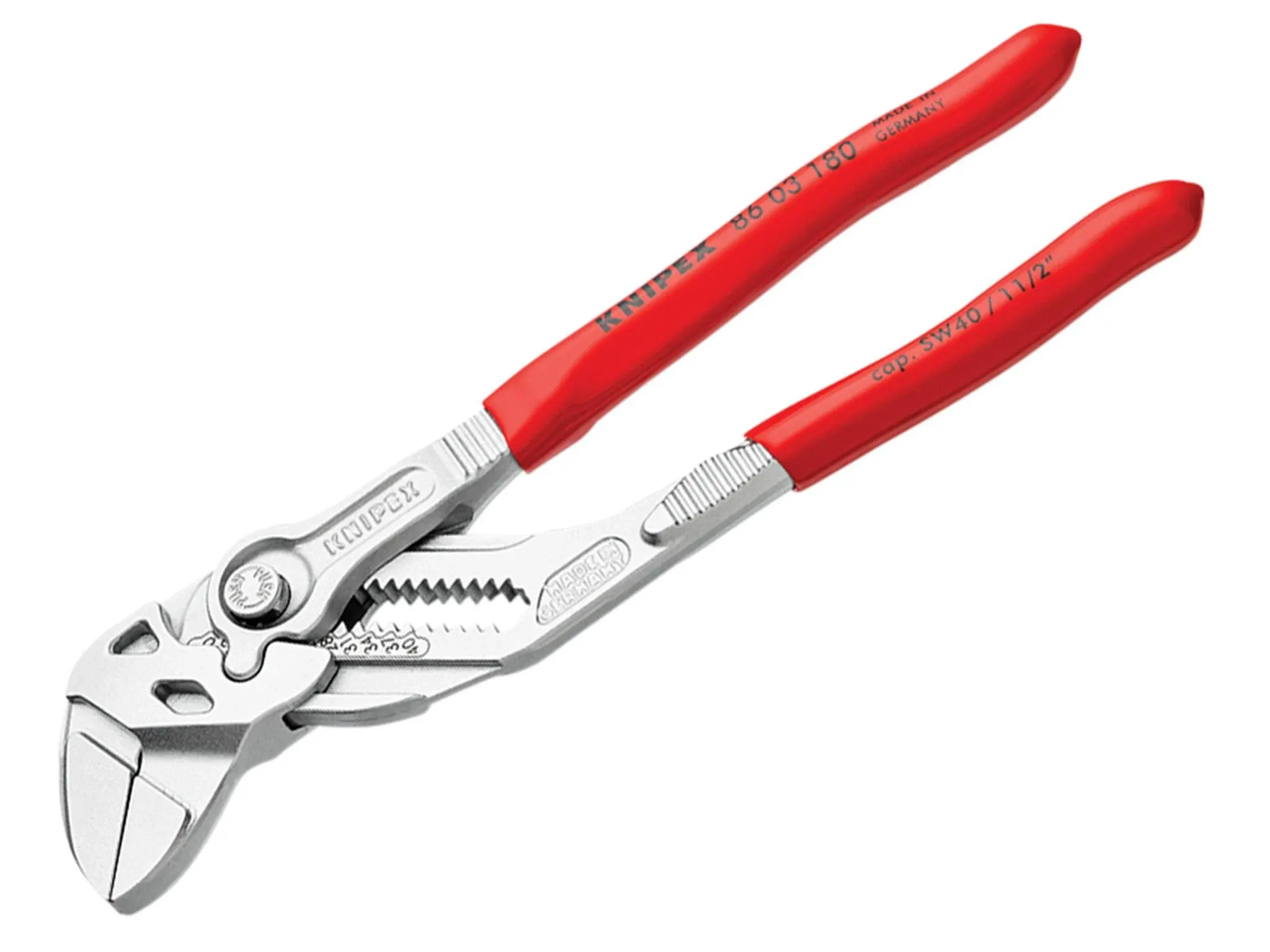 KNIPEX - Pliers Wrench, Chrome (86 03 180)