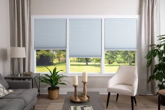 Allen + Roth 36-in x 64-in White Blackout Cordless Cellular Shade Polyester | 78762