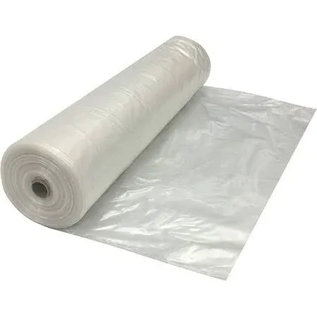 Farm Plastic Supply - Clear Plastic Sheeting - 10 mil - (20' x 100') - Thick Plastic Sheeting, Heavy Duty Polyethylene Film, Drop Cloth Vapor Barrier Covering for Crawl Space