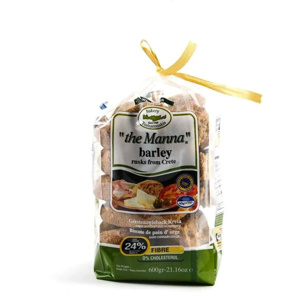 THE MANNA CRETAN BARLEY RUSKS 600g