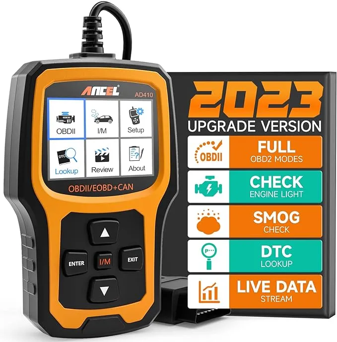 Ancel Ad410 Enhanced Obd Ii Vehicle Code Reader Automotive Obd2 Scanner Auto Check Engine Light Scan Tool