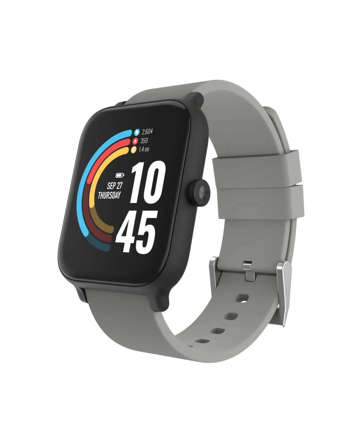 Unisex Smartwatch - Fitness Tracker, Heart Rate Monitor, Customizable Watch Face - Activity and Calorie Tracker - Multi Sports Modes - Bluetooth Connectivity