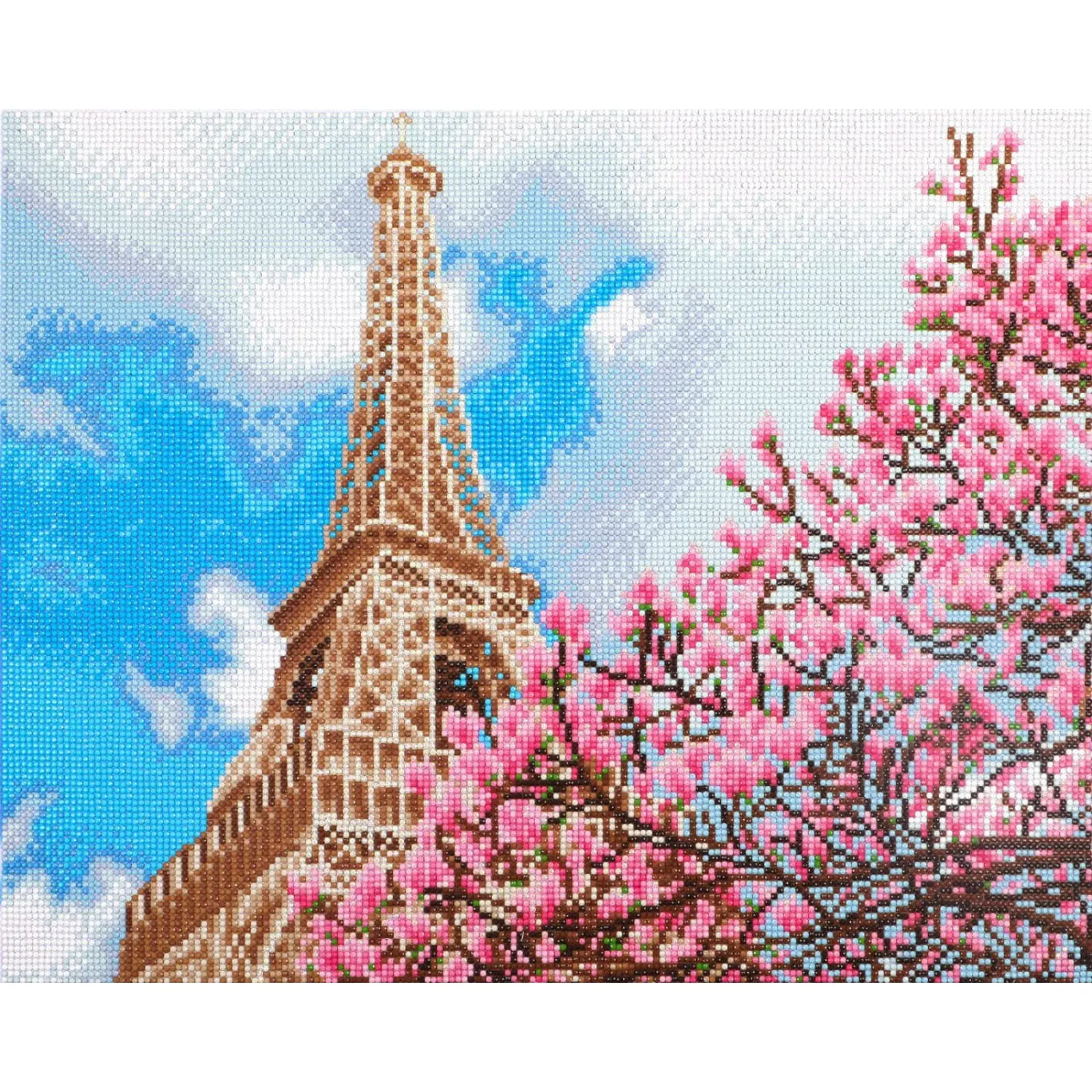 Diamond Dotz - Diamond Painting Kit - La Tour Eiffel - Blossom - Crafts - Gifts