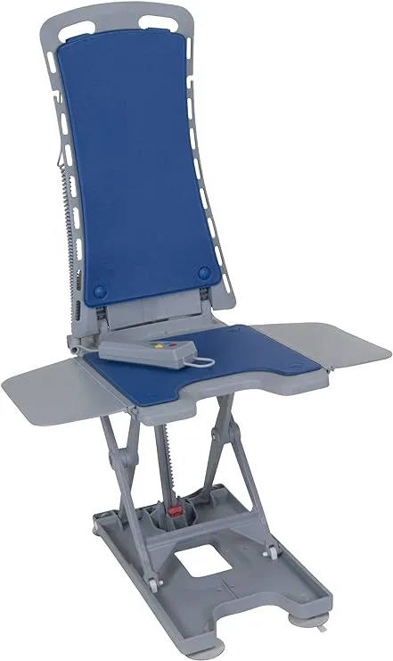 Drive Medical 477150312 Whisper Bath Lift Chair, Blue