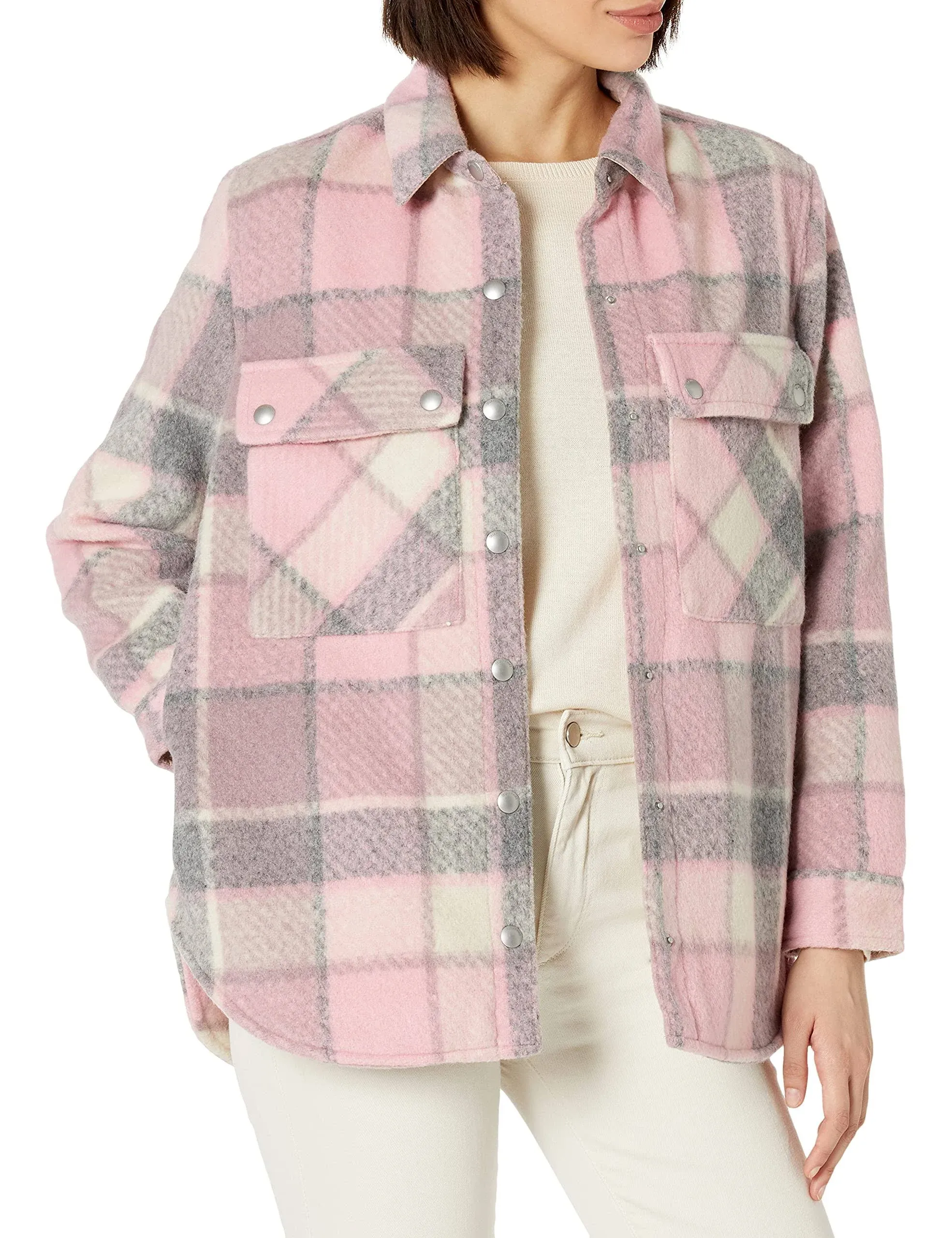 Multi Color Plaid Shacket