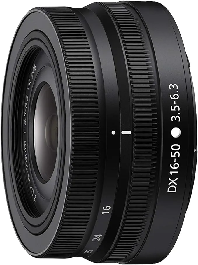 Nikon NIKKOR Z DX 16-50mm VR (Black) | Compact mid-range zoom lens with image stabilization for APS-C size/DX format Z series mirrorless cameras | Nikon USA Model