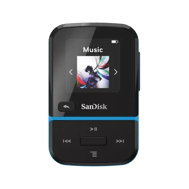 SanDisk - Clip Sport Go 32GB MP3 Player - Blue