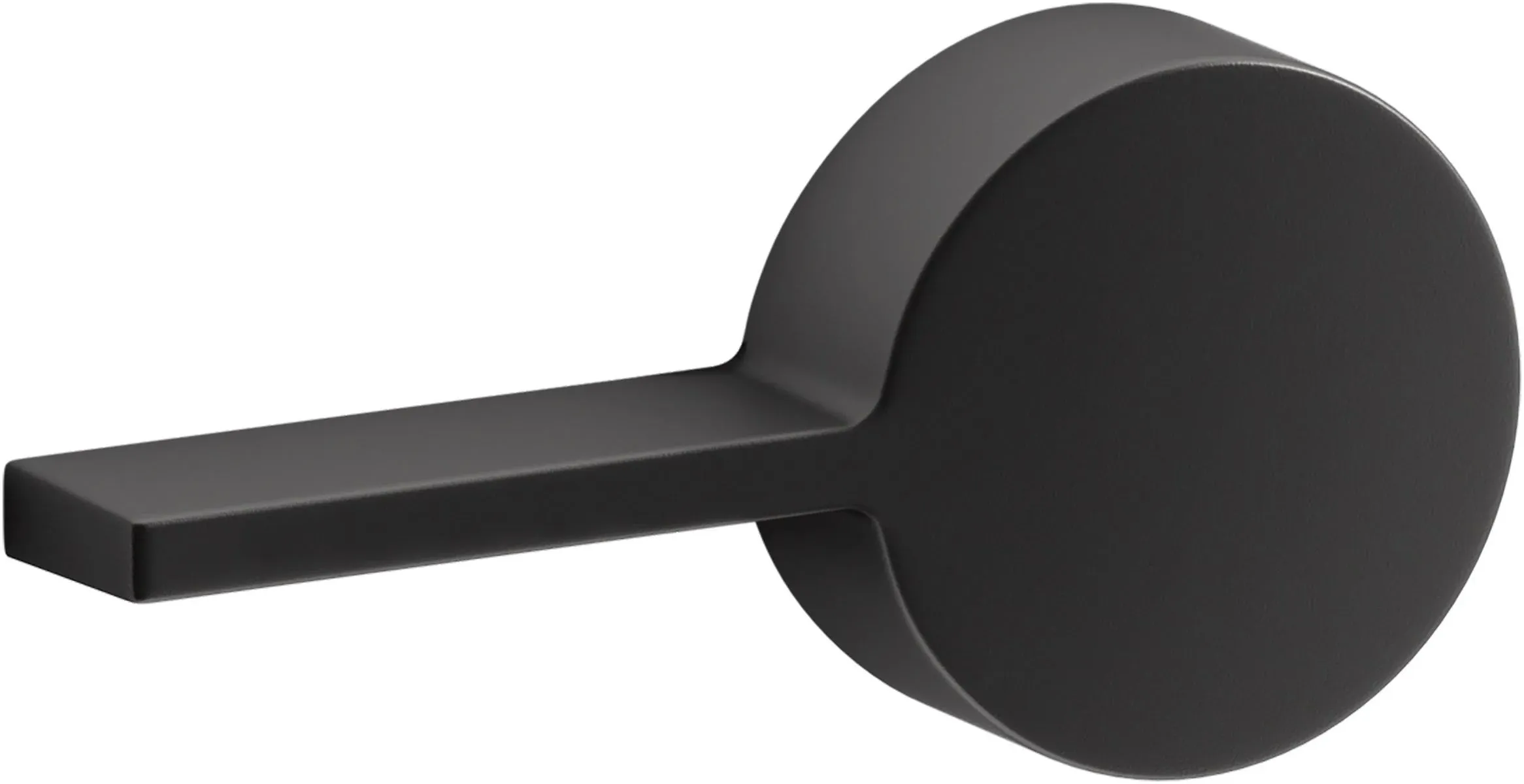 KOHLER Cimarron 2-5/8-in Side Mount Matte Black Toilet LeverKOHLER Cimarron 2-5/8-in Side Mount Matte Black Toilet Lever