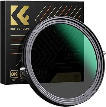 K&F Concept 67mm Variable Fader ND2-ND32 ND Filter and CPL Circular Polarizing Filter 2 in 1 for Camera Lens No X Spot Waterproof Scratch Resistant (Nano-X Series)