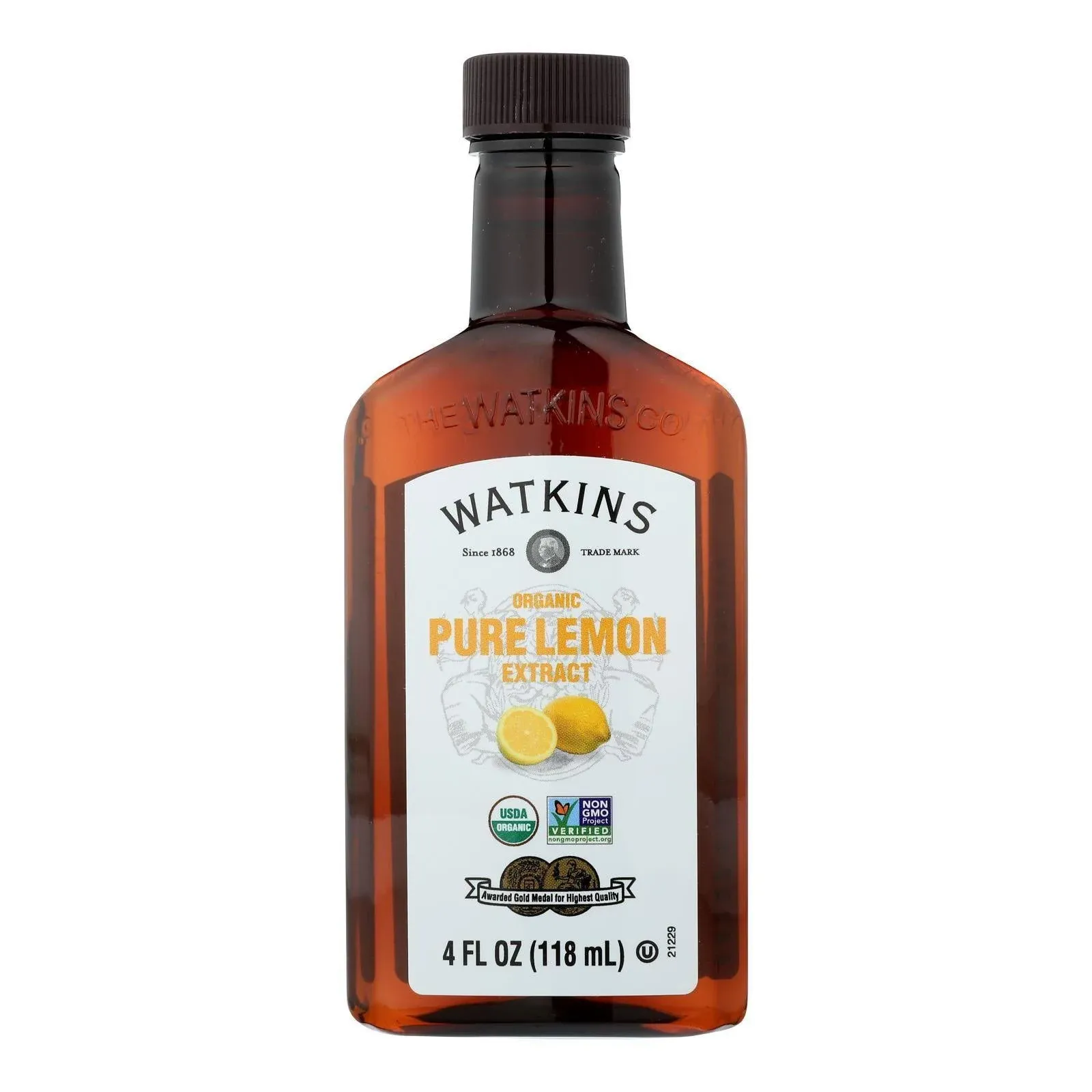 Watkins Lemon Extract, Organic, Pure - 4 fl oz