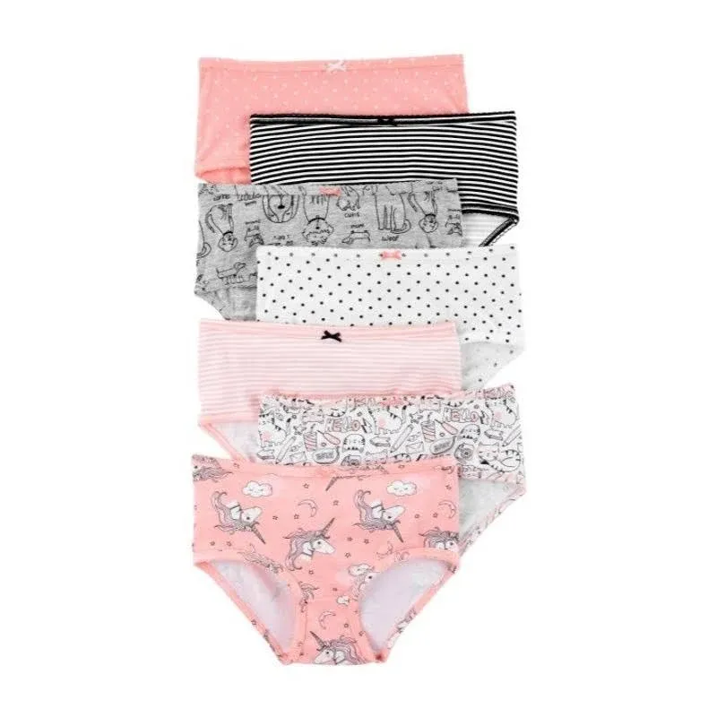 Carter's Girls' Little 7-Pack Underwear