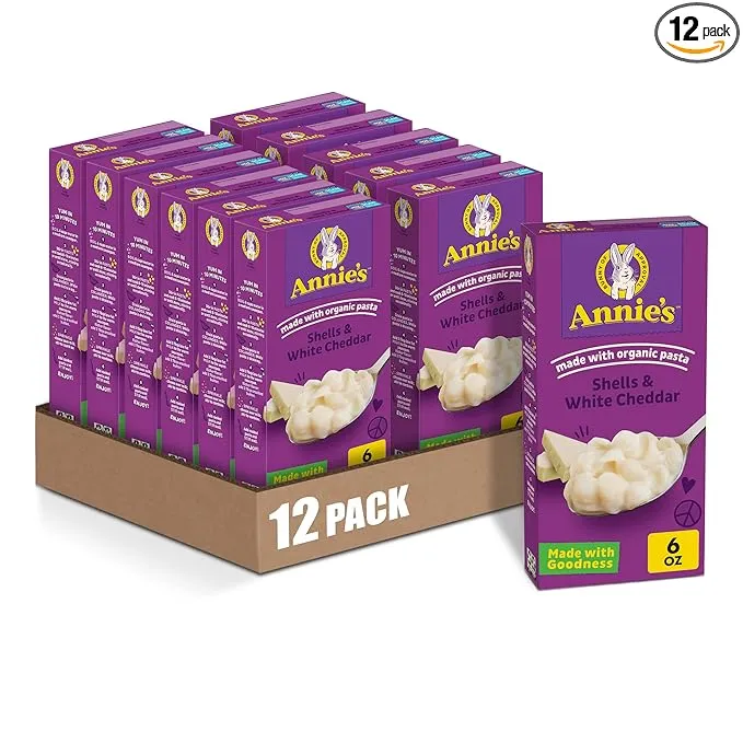 Annie's Macaroni & Cheese Shells & White Cheddar 6 oz.