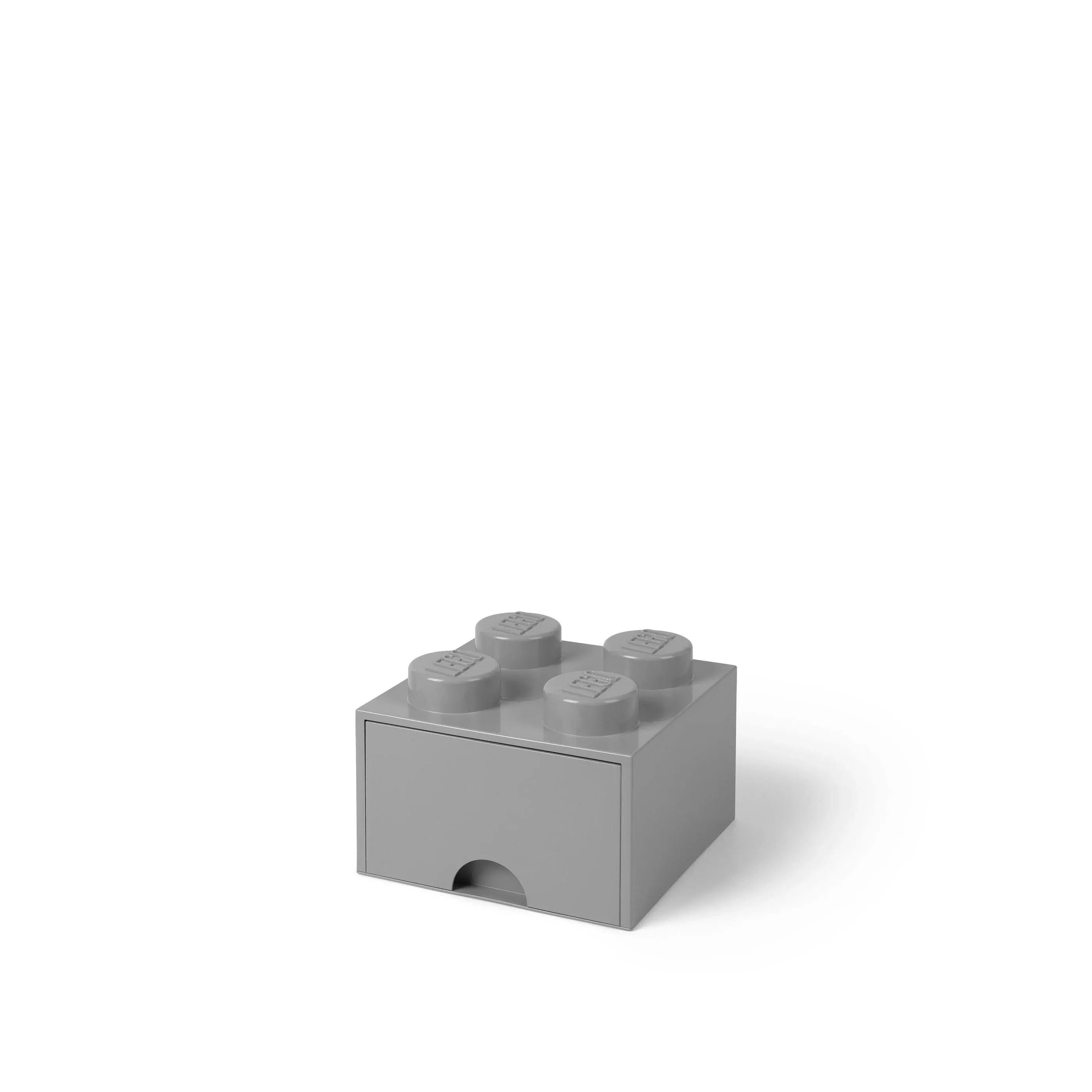 Lego Storage Brick Drawer 4, Med Stone Grey