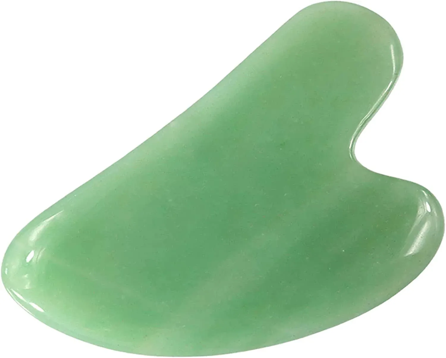 Gua Sha Facial Tools Natural Jade Stone Manual Massage Sticks for Jawline Sculpt