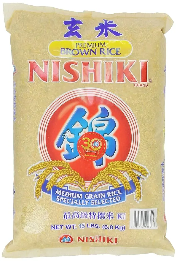 Nishiki Premium Brown Rice, 15 lb