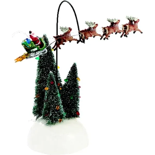 Animated Flaming Sleigh