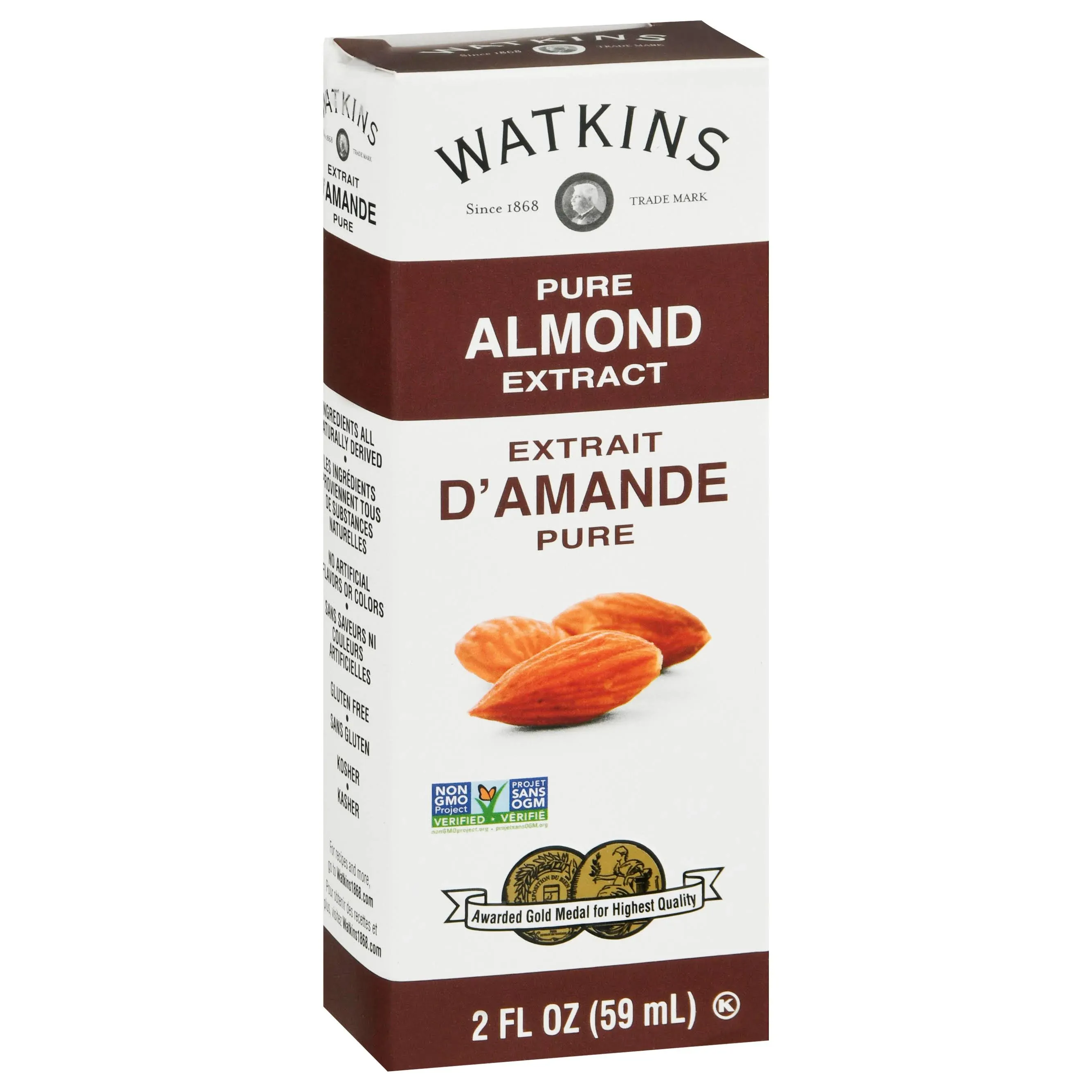 Watkins Pure Almond Extract, 2 Fl Oz (Pack of 1)