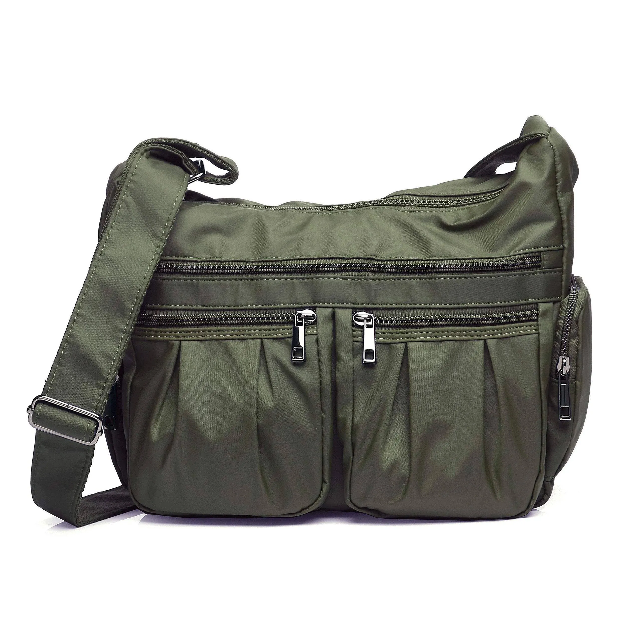 Shoulder Handbags Waterproof Nylon- Army Green