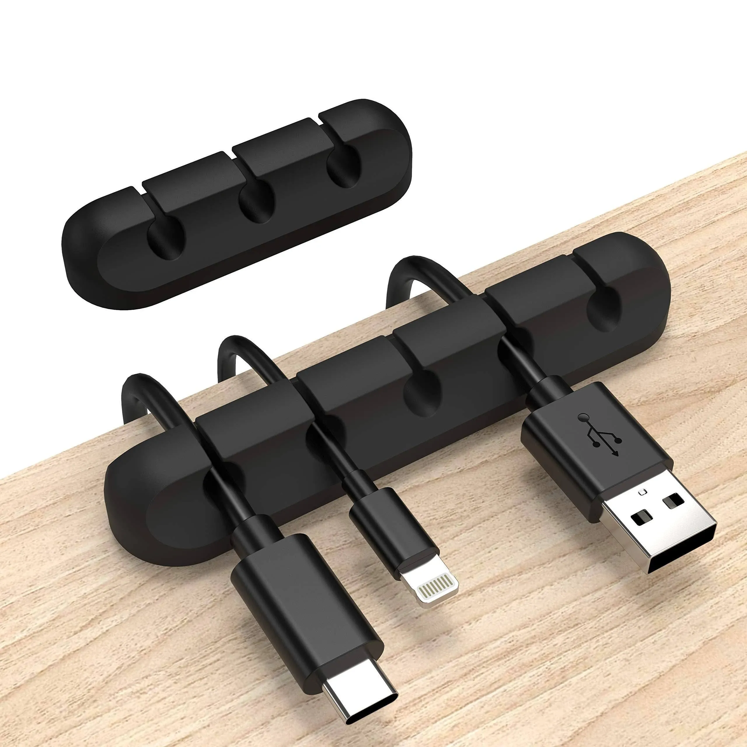 INCHOR Cord Organizer Cable Clips Cord Holder Cable Management USB Cable Wire Cord Clips