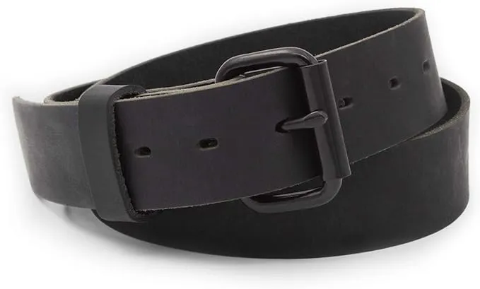 Main Street Forge The Classic Leather Everyday Belt Midnight Black / Pant Size 32 (Belt Size 34)