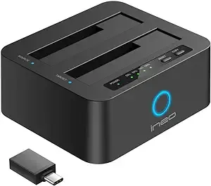 USB 3.1 Gen1 to SATA 2.5&#034; or 3.5 inch SSD / HDD Docking Station (Clone Docking)