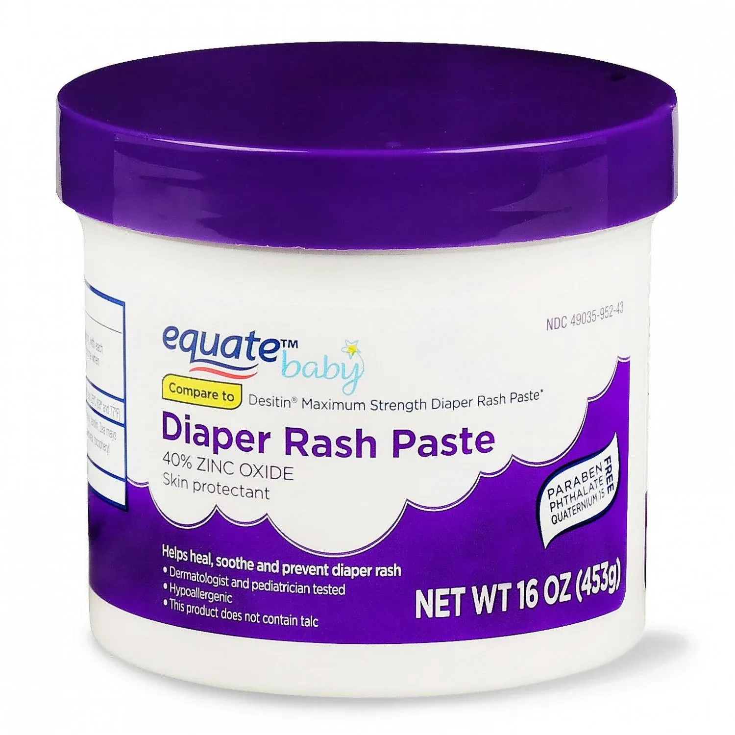 Equate Baby Diaper Rash Paste - 16 oz